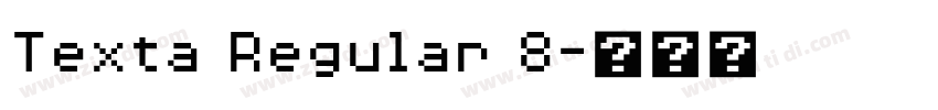 Texta Regular 8字体转换